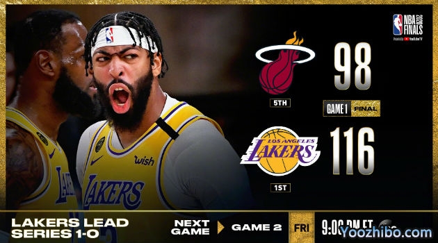 <a href=/lanq/lakers/ target=_blank class=infotextkey>湖人</a>大胜<a href=/lanq/heat/ target=_blank class=infotextkey>热火</a>总决赛开门红